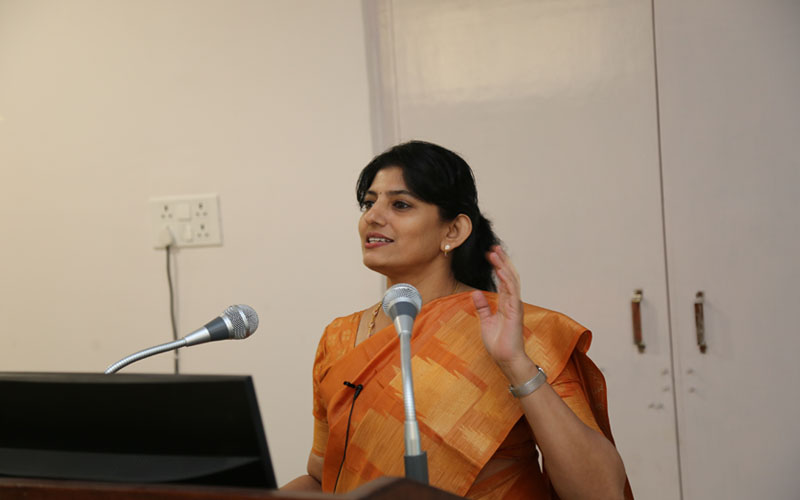 Guest Lecture by Dr. Annabel D Souza Sekar, faculty for NABH and NABL and also a visiting Faculty at CMC Vellore, from Madurai on â€œLean Six Sigma in Effective Healthcare Managementâ€.