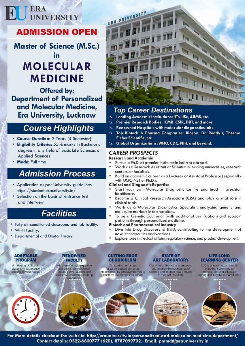 M.Sc. in Molecular Medicine